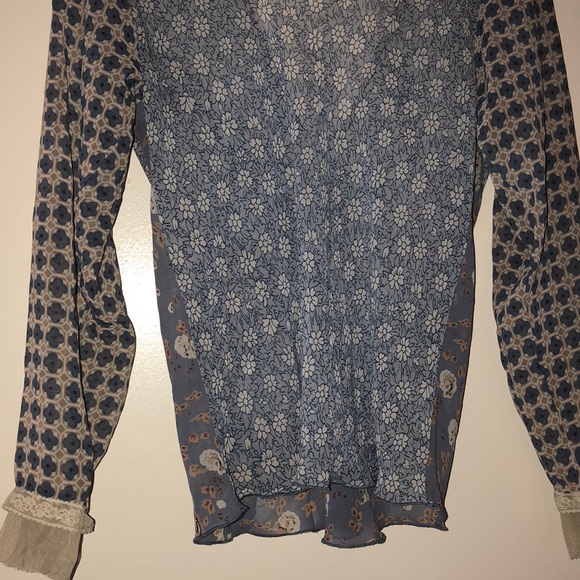 Vintage Wrapper mesh blouse - Picture 6 of 6